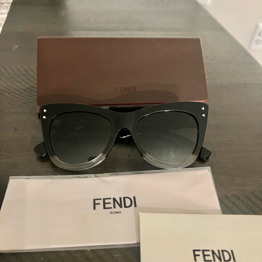 Fendi Tortoise Cat Eye Sunglasses